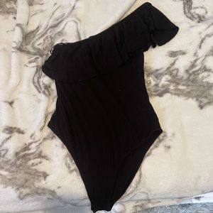 Off the shoulder body suit